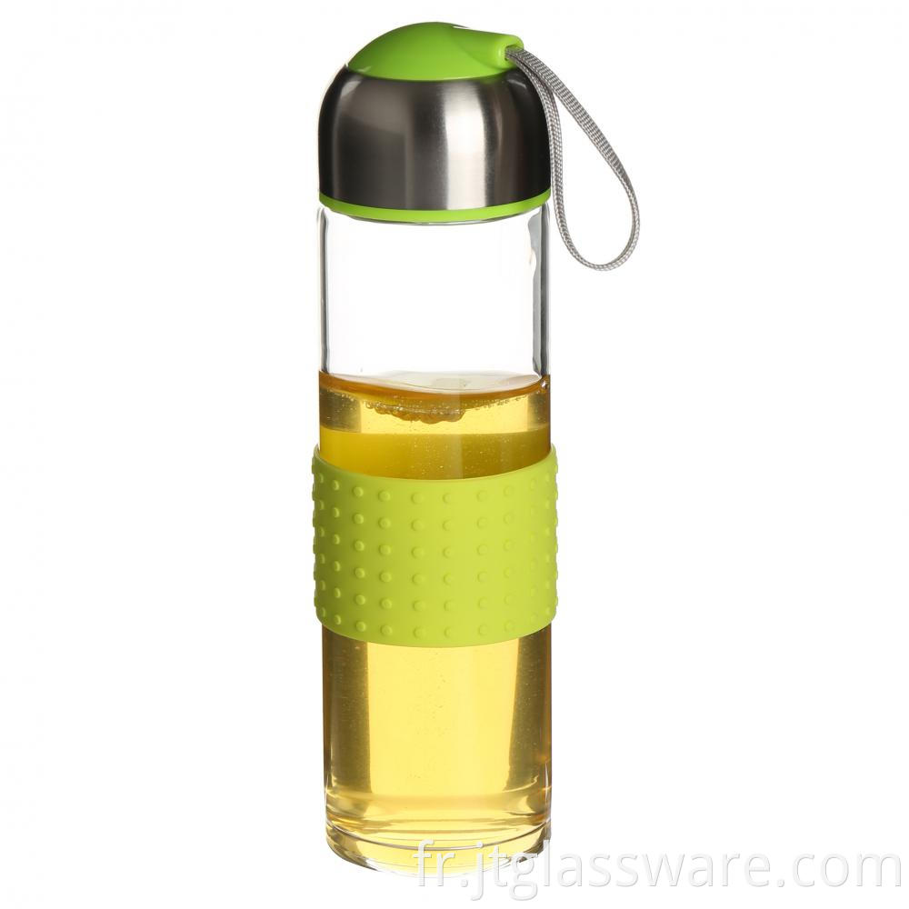 Glass Sport Water Bottle